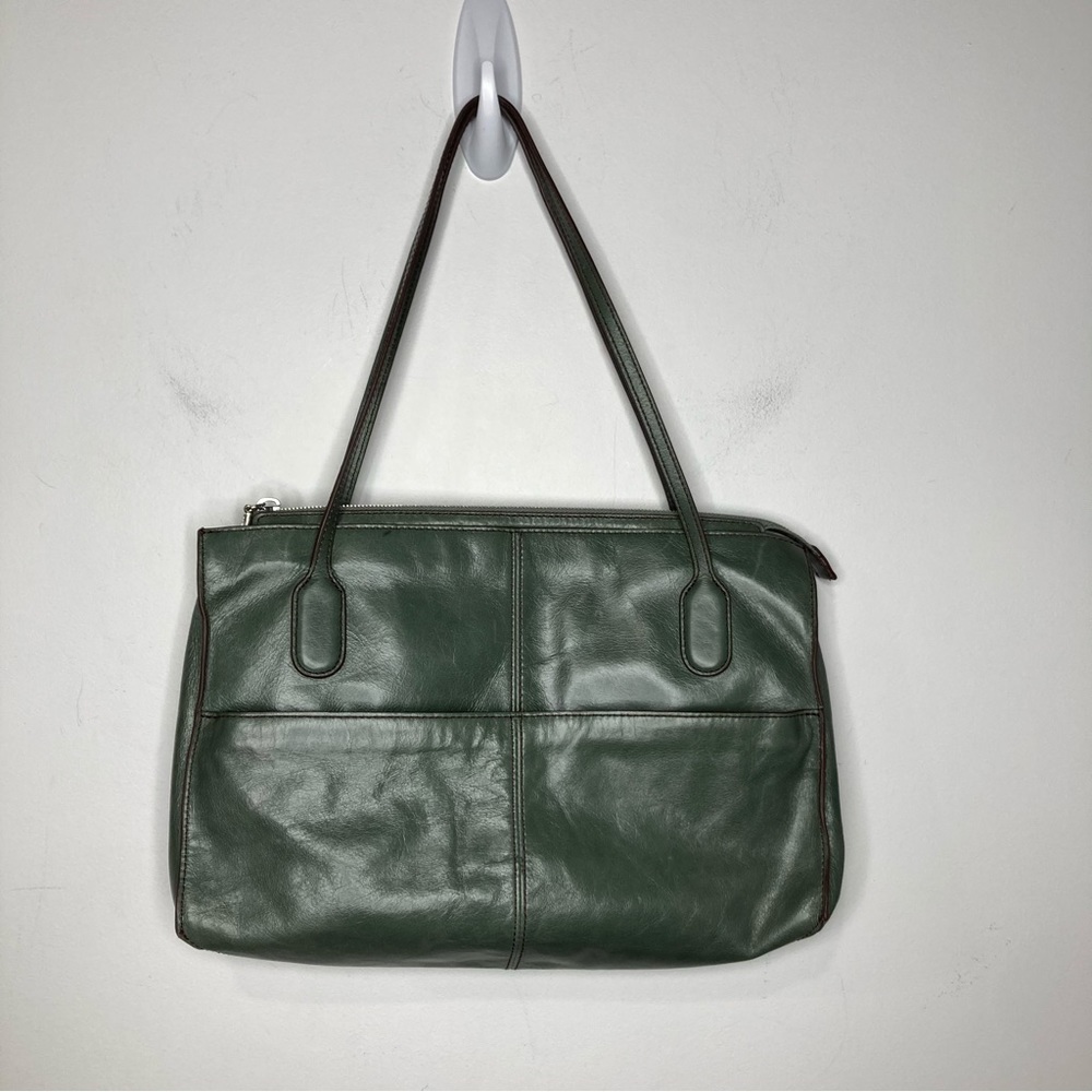 Hobo genuine leather handbag medium size